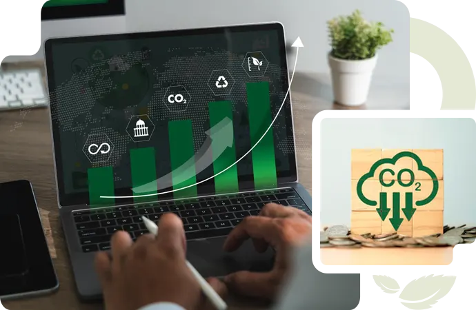 CBAM carbon emissions reporting dashboard